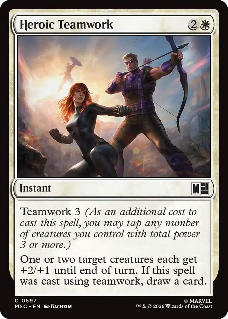 Heroic Teamwork [Marvel Super Heroes Commander] | Boutique FDB TCG