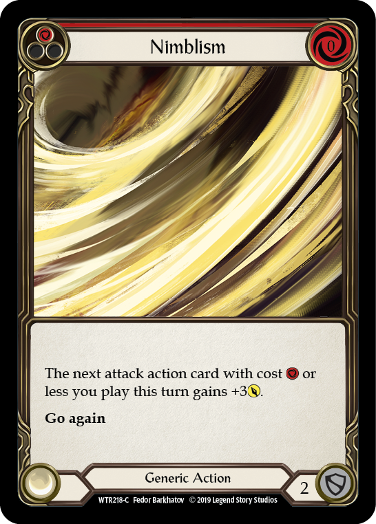 Nimblism (Red) [WTR218-C] (Welcome to Rathe)  Alpha Print Normal | Boutique FDB TCG