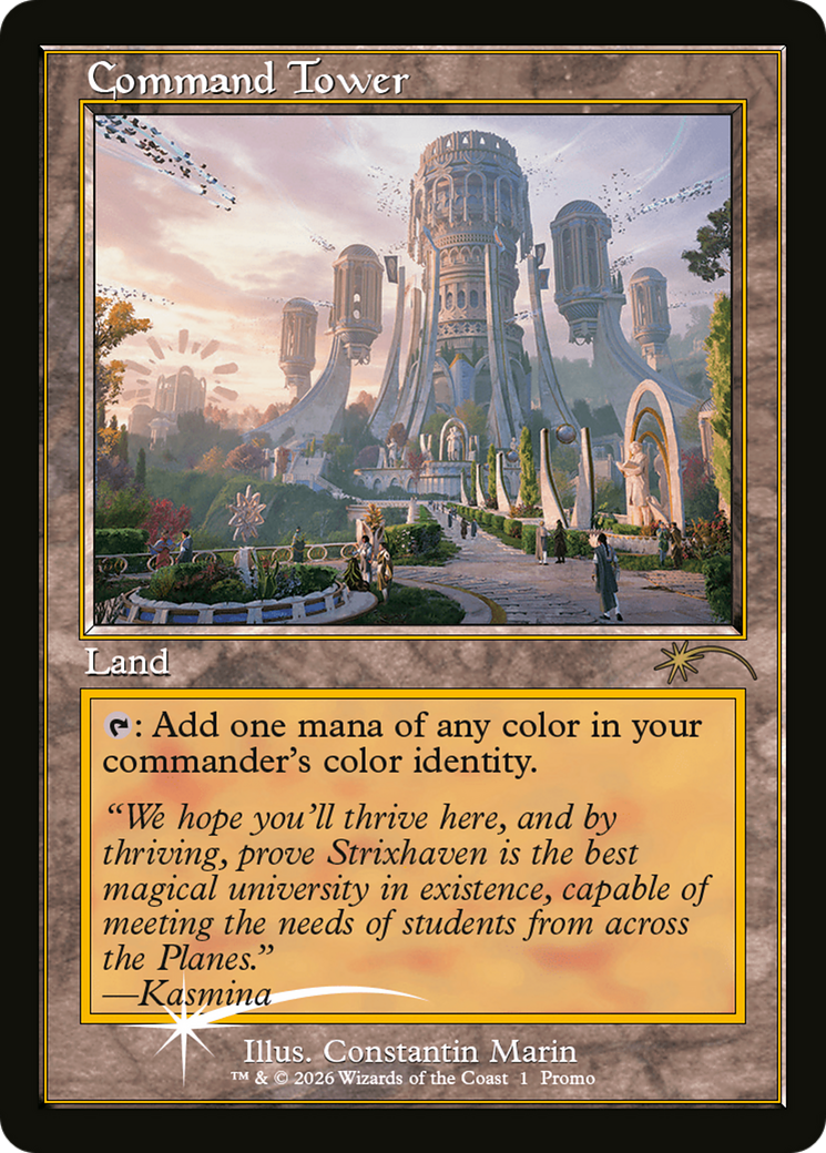 Command Tower (Strixhaven: Omens of Chaos) [Media Promos] | Boutique FDB TCG
