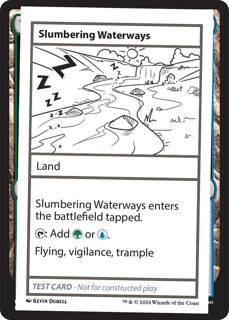 Slumbering Waterways [Mystery Booster 2 Playtest Cards] | Boutique FDB TCG