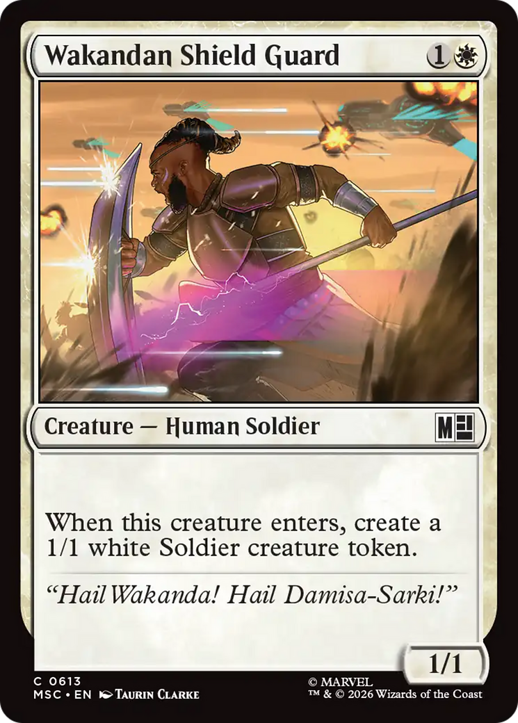 Wakandan Shield Guard [Marvel Super Heroes Commander] | Boutique FDB TCG