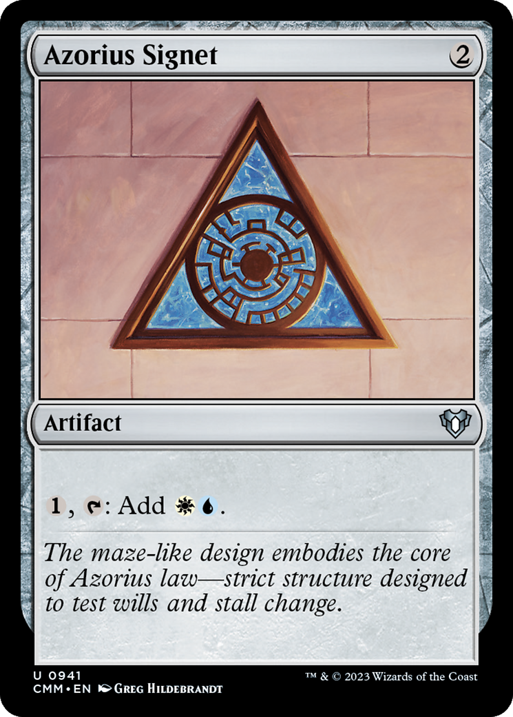 Azorius Signet [Commander Masters] | Boutique FDB TCG