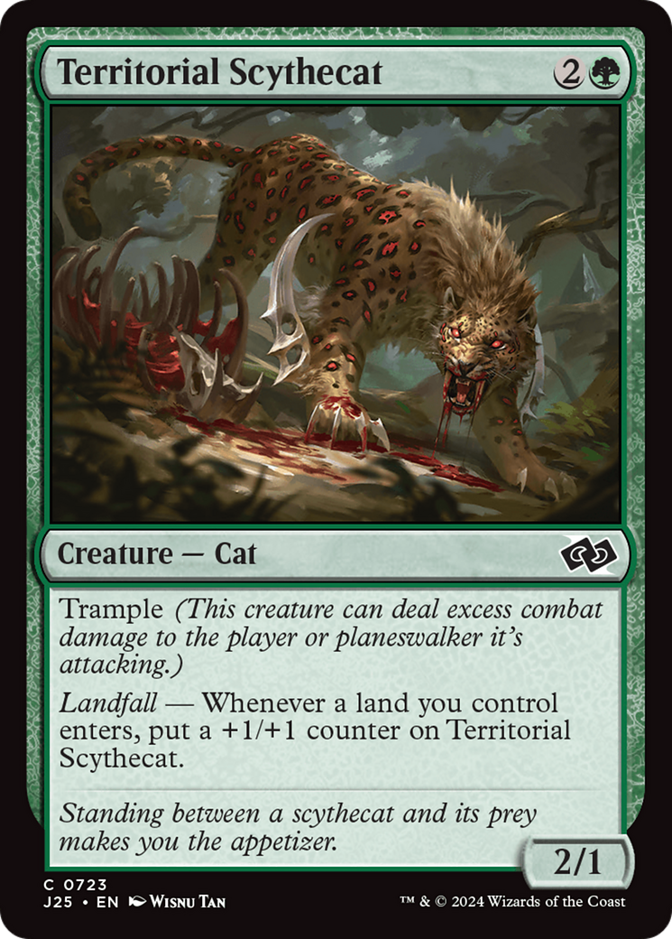 Territorial Scythecat [Foundations Jumpstart] | Boutique FDB TCG