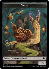 Snail // Thundertrap Trainer Double-Sided Token [Bloomburrow Tokens] | Boutique FDB TCG