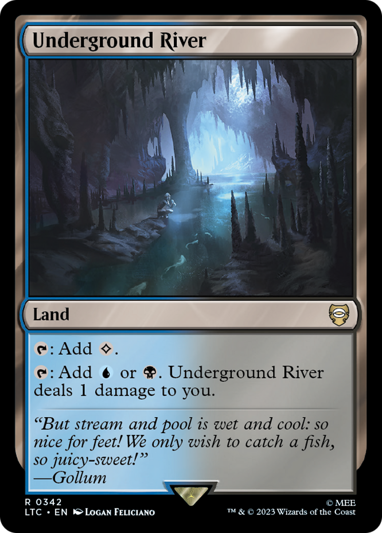 Underground River [The Lord of the Rings: Tales of Middle-Earth Commander] | Boutique FDB TCG