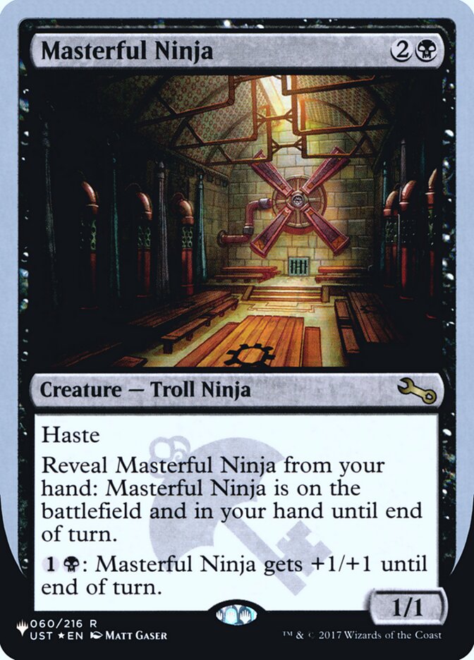 Masterful Ninja (Unfinity Foil Edition) [The List] | Boutique FDB TCG