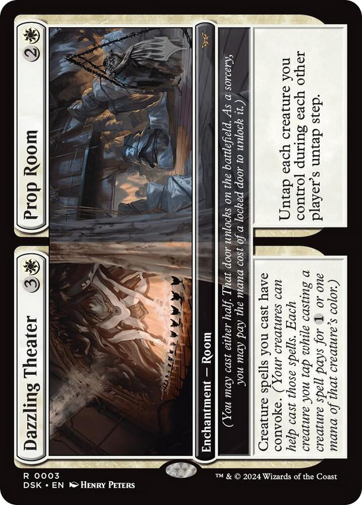 Dazzling Theater // Prop Room (Promo Pack) [Duskmourn: House of Horror Promos] | Boutique FDB TCG