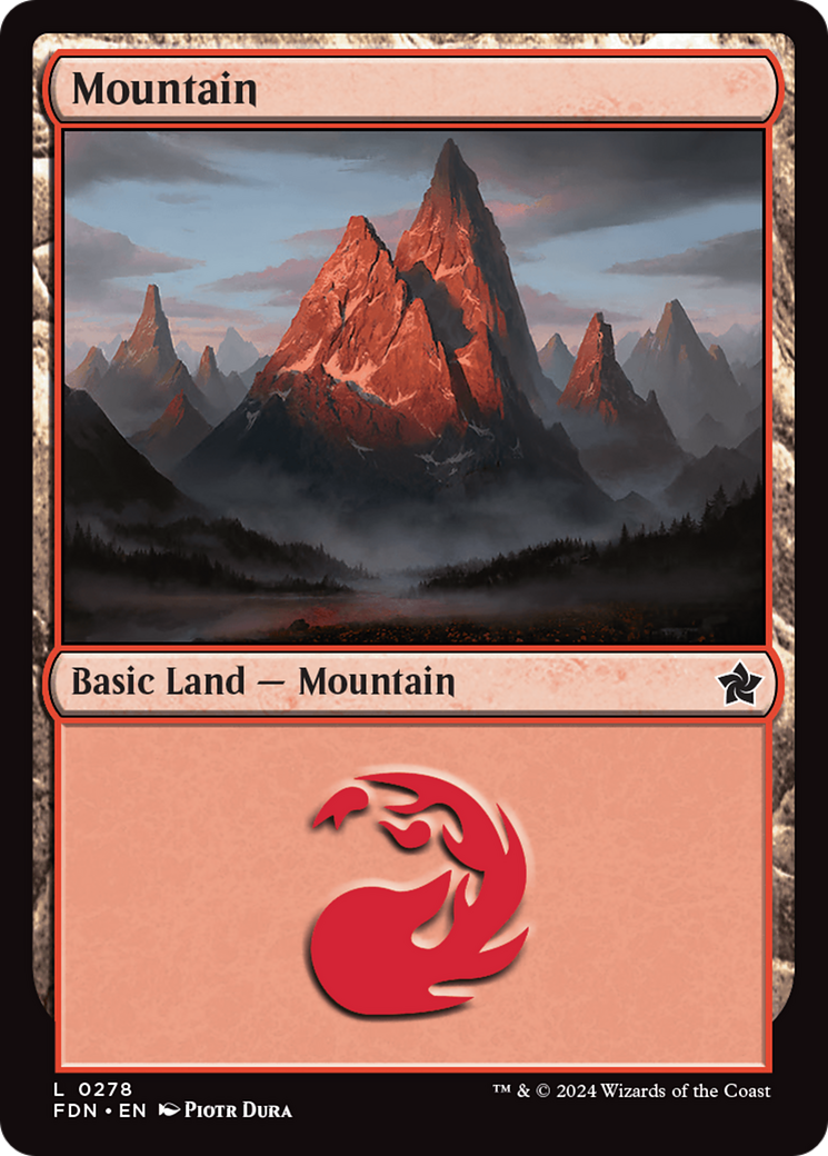 Mountain (0278) [Foundations] | Boutique FDB TCG