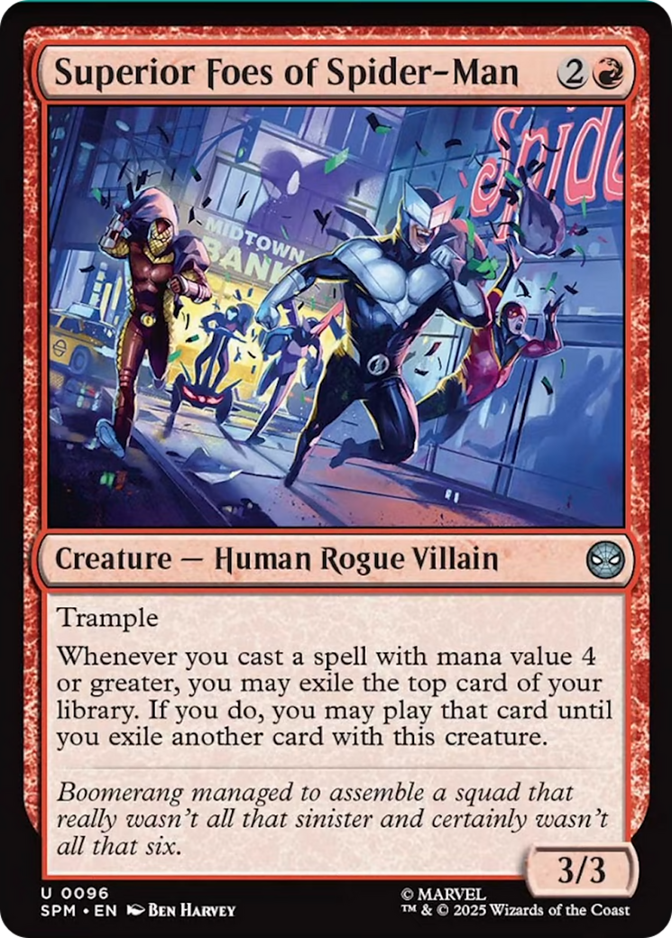 Superior Foes of Spider-Man [Marvel's Spider-Man] | Boutique FDB TCG