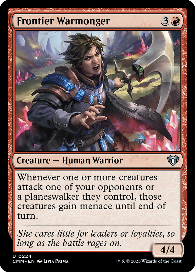 Frontier Warmonger [Commander Masters] | Boutique FDB TCG