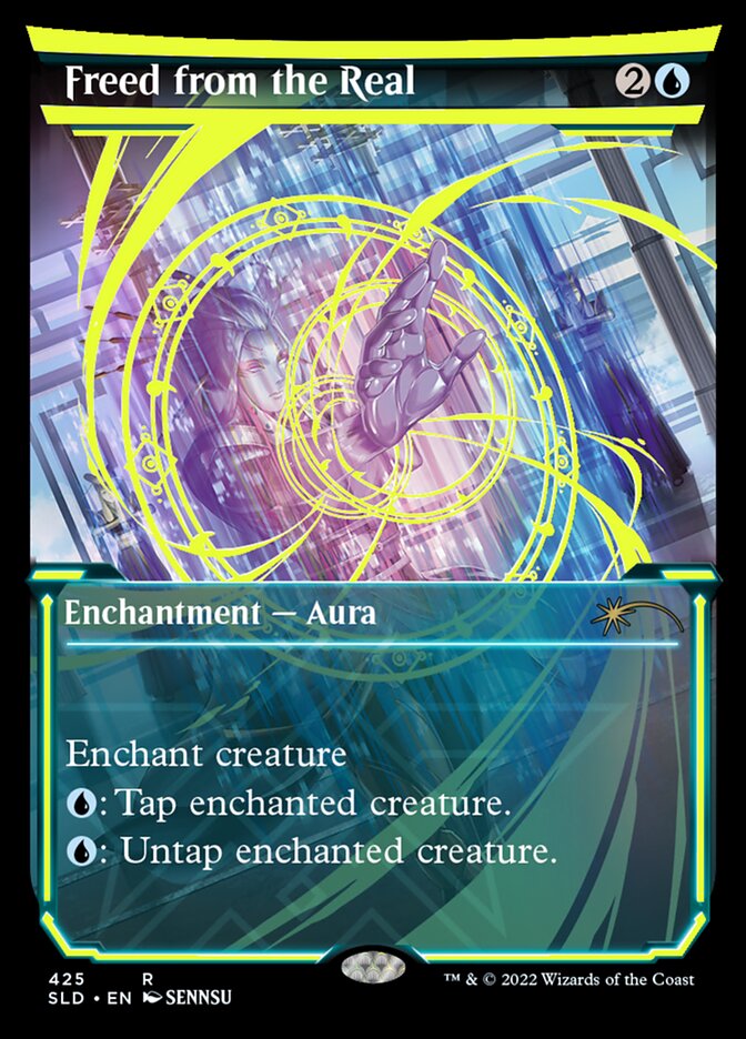 Freed from the Real (Neon Ink Yellow) [Secret Lair Drop Series] | Boutique FDB TCG