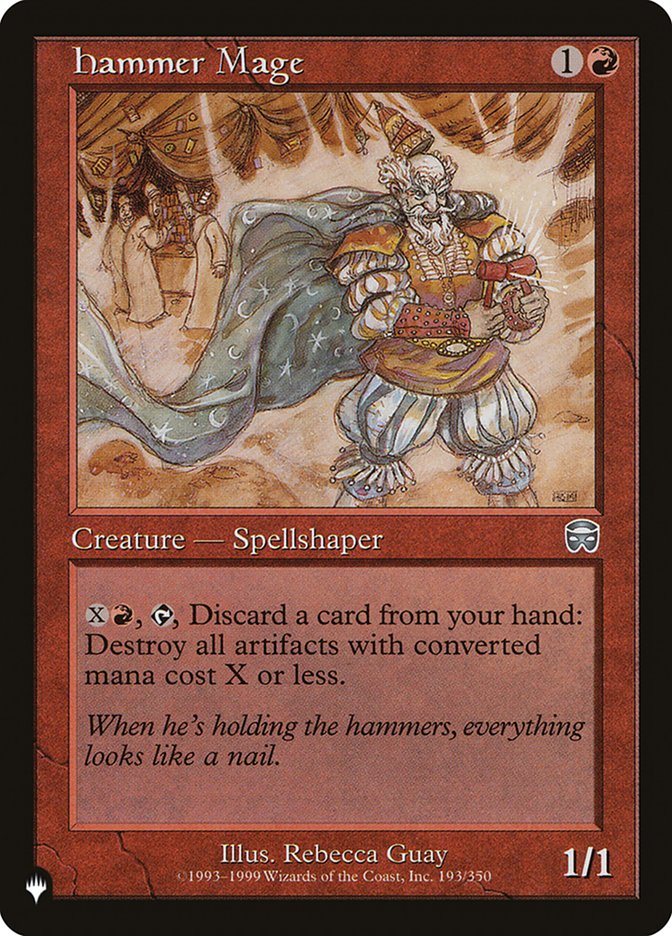 Hammer Mage [The List] | Boutique FDB TCG