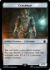 Copy // Cyberman Double-Sided Token [Doctor Who Tokens] | Boutique FDB TCG