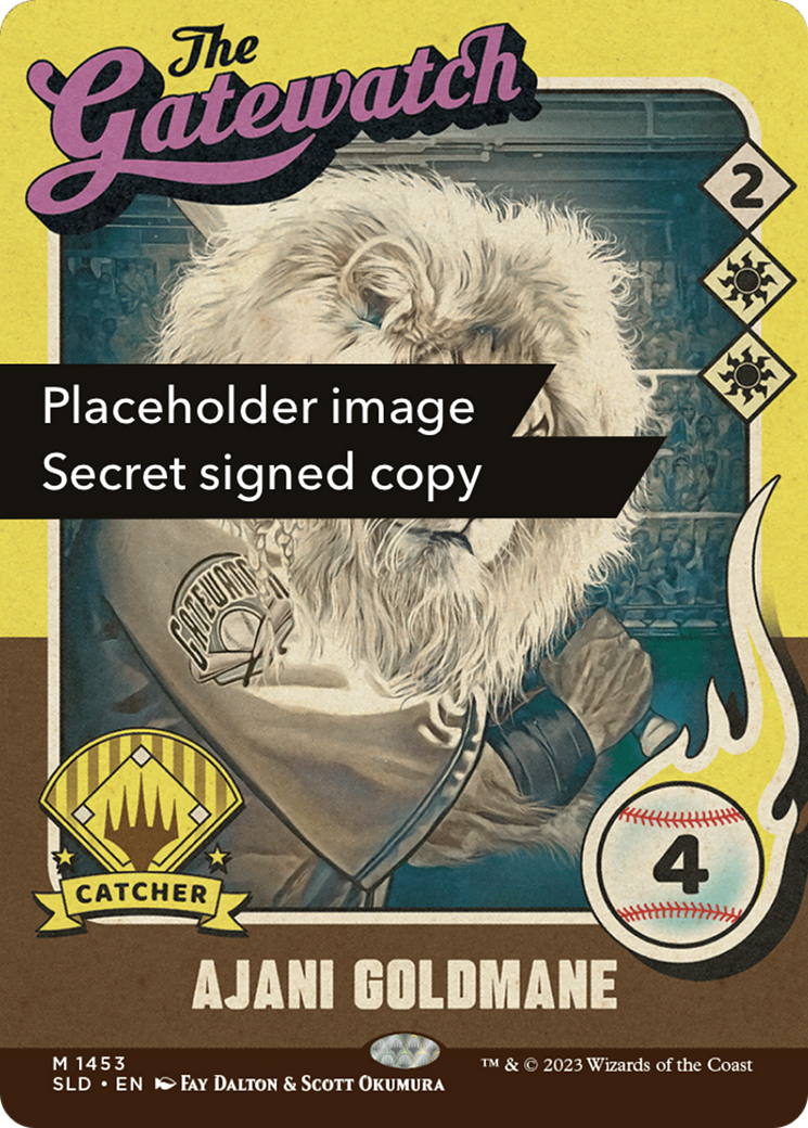 Ajani Goldmane (745) (Autographed) [Secret Lair Drop Series] | Boutique FDB TCG