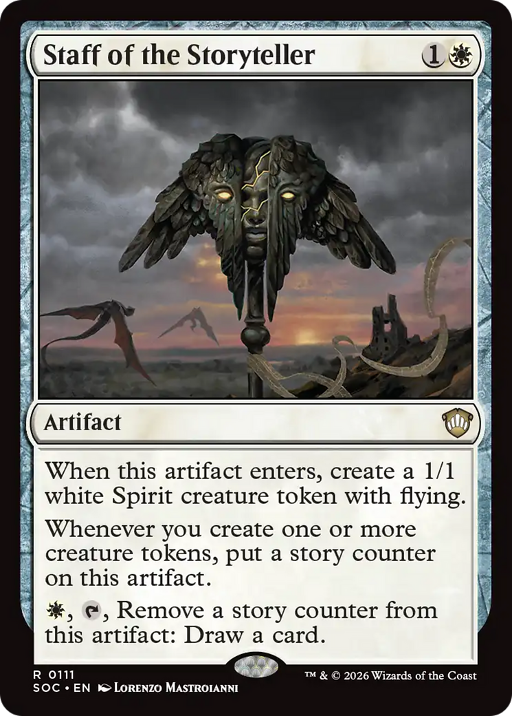 Staff of the Storyteller [Secrets of Strixhaven Commander] | Boutique FDB TCG