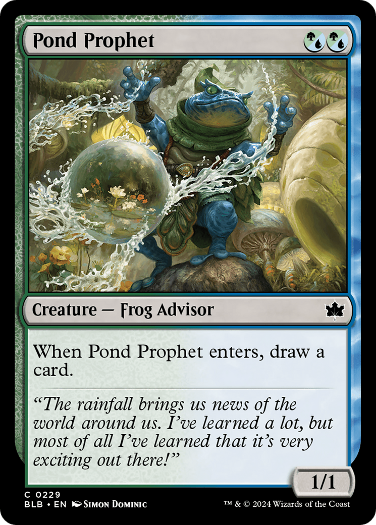 Pond Prophet [Bloomburrow] | Boutique FDB TCG