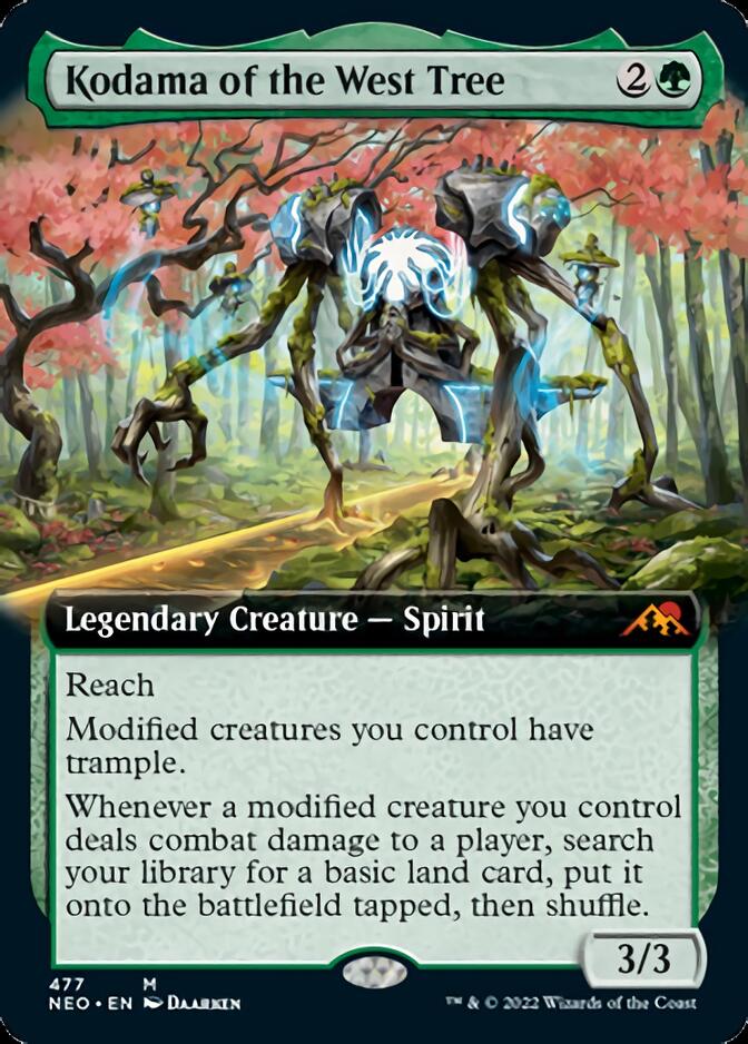 Kodama of the West Tree (Extended Art) [Kamigawa: Neon Dynasty] | Boutique FDB TCG