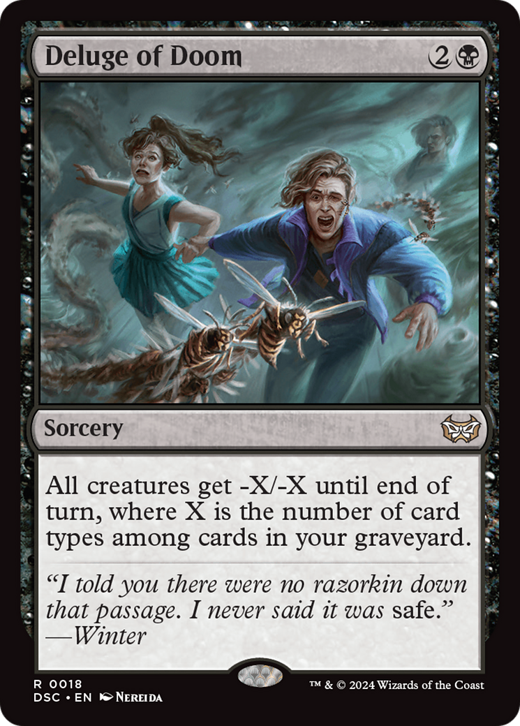 Deluge of Doom [Duskmourn: House of Horror Commander] | Boutique FDB TCG