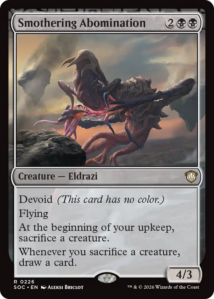 Smothering Abomination [Secrets of Strixhaven Commander] | Boutique FDB TCG