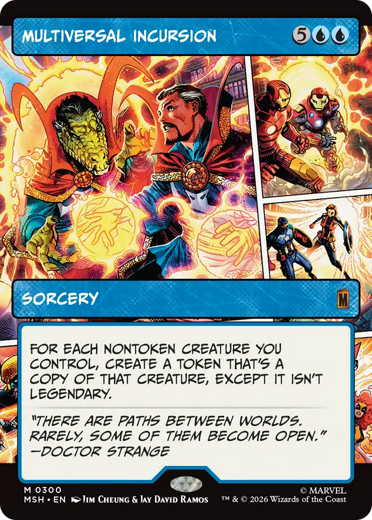 Multiversal Incursion (Borderless) [Marvel Super Heroes] | Boutique FDB TCG