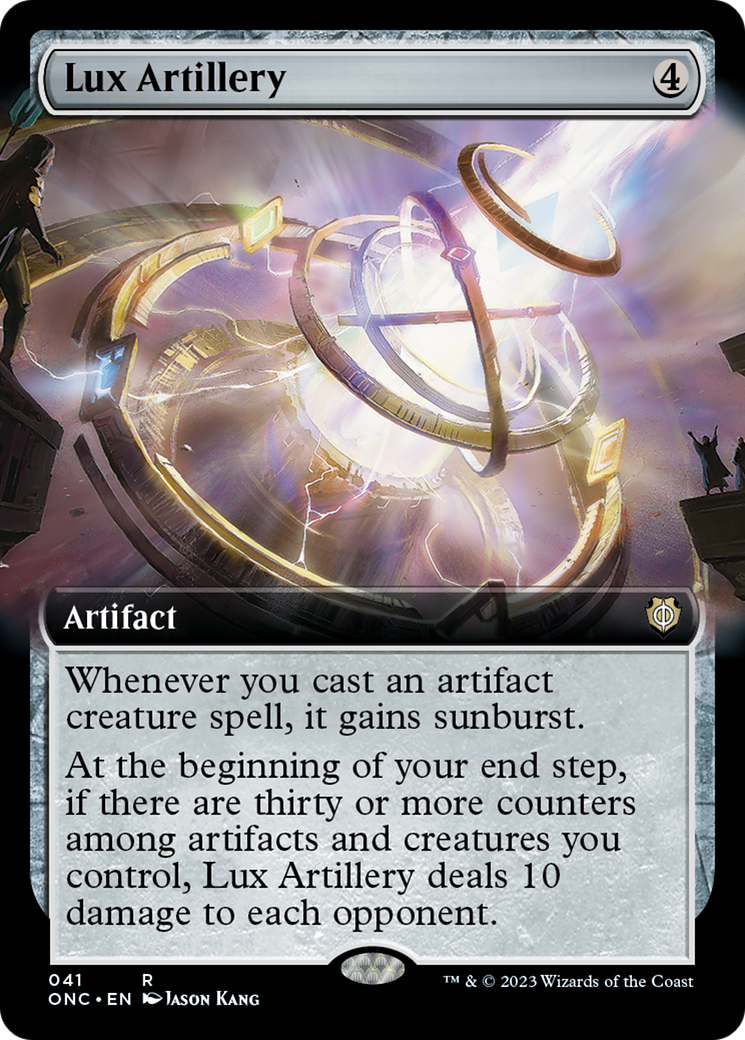 Lux Artillery (Extended Art) [Phyrexia: All Will Be One Commander] | Boutique FDB TCG