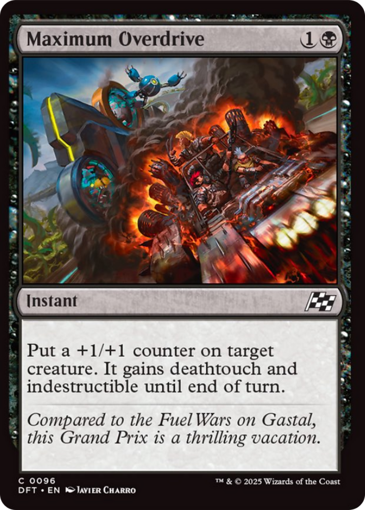 Maximum Overdrive [Aetherdrift] | Boutique FDB TCG