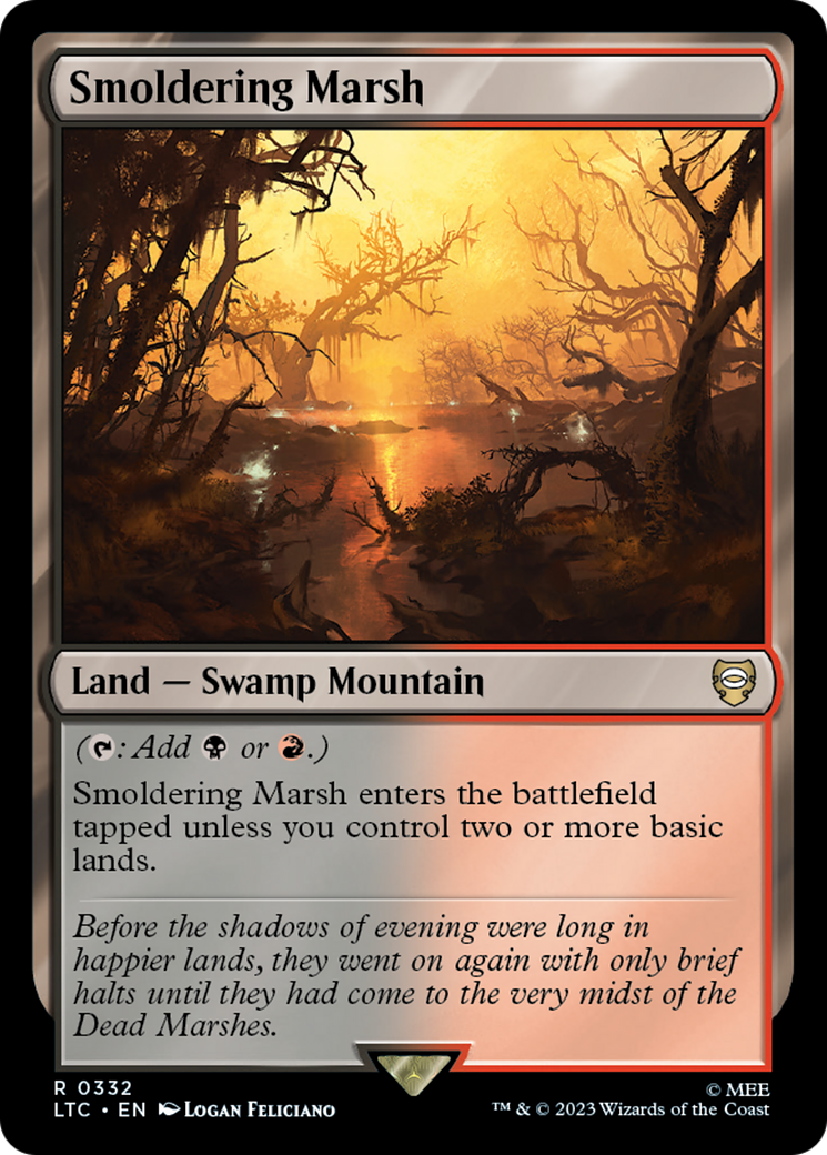 Smoldering Marsh [The Lord of the Rings: Tales of Middle-Earth Commander] | Boutique FDB TCG