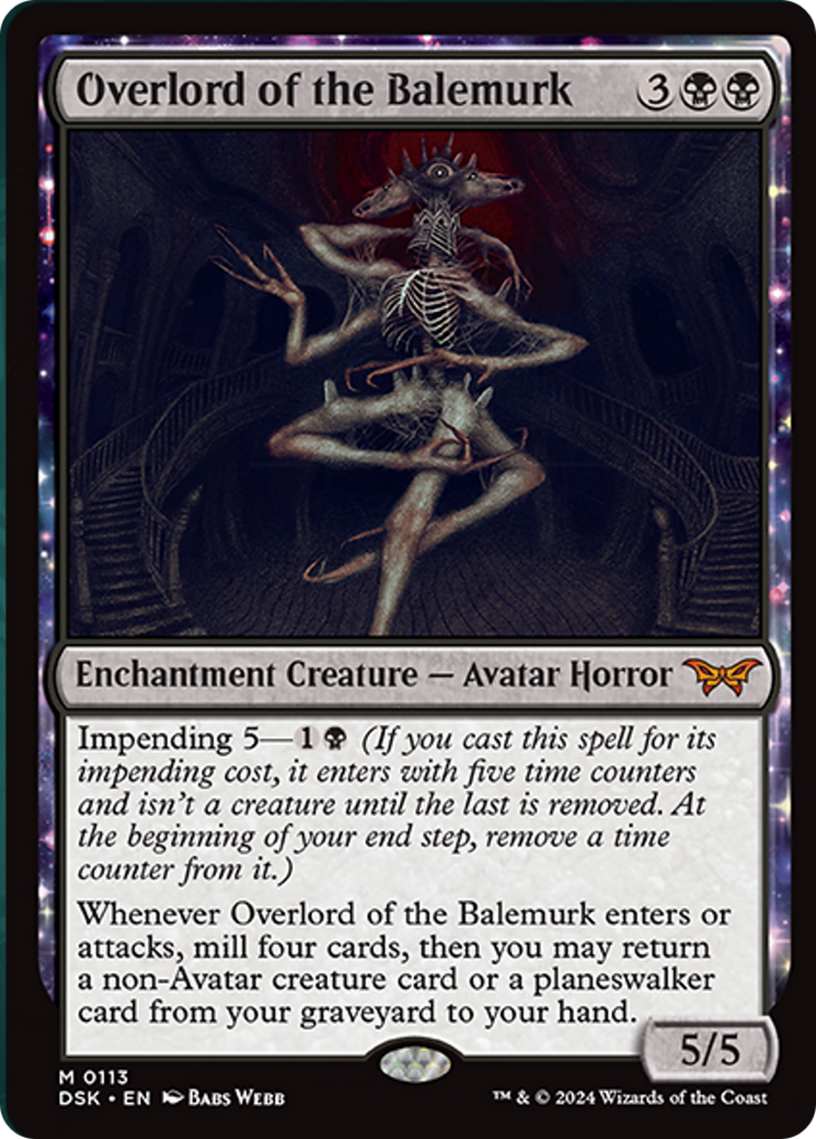 Overlord of the Balemurk [Duskmourn: House of Horror] | Boutique FDB TCG