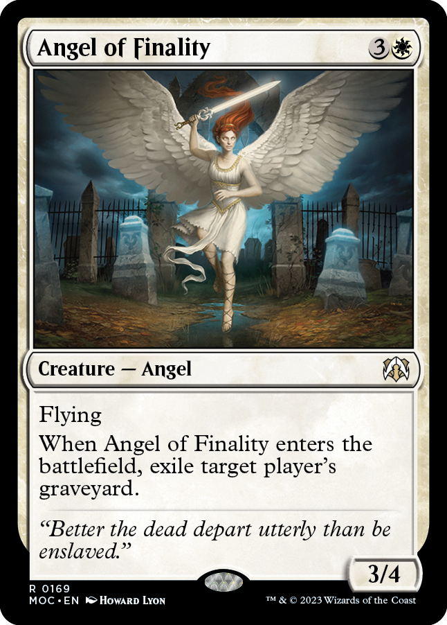 Angel of Finality [March of the Machine Commander] | Boutique FDB TCG