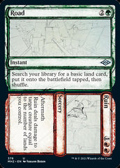 Road // Ruin (Sketch) [Modern Horizons 2] | Boutique FDB TCG