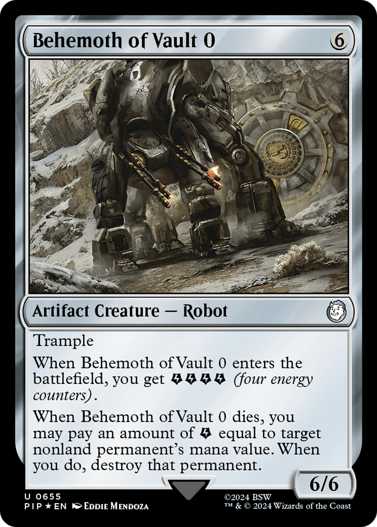 Behemoth of Vault 0 (Surge Foil) [Fallout] | Boutique FDB TCG