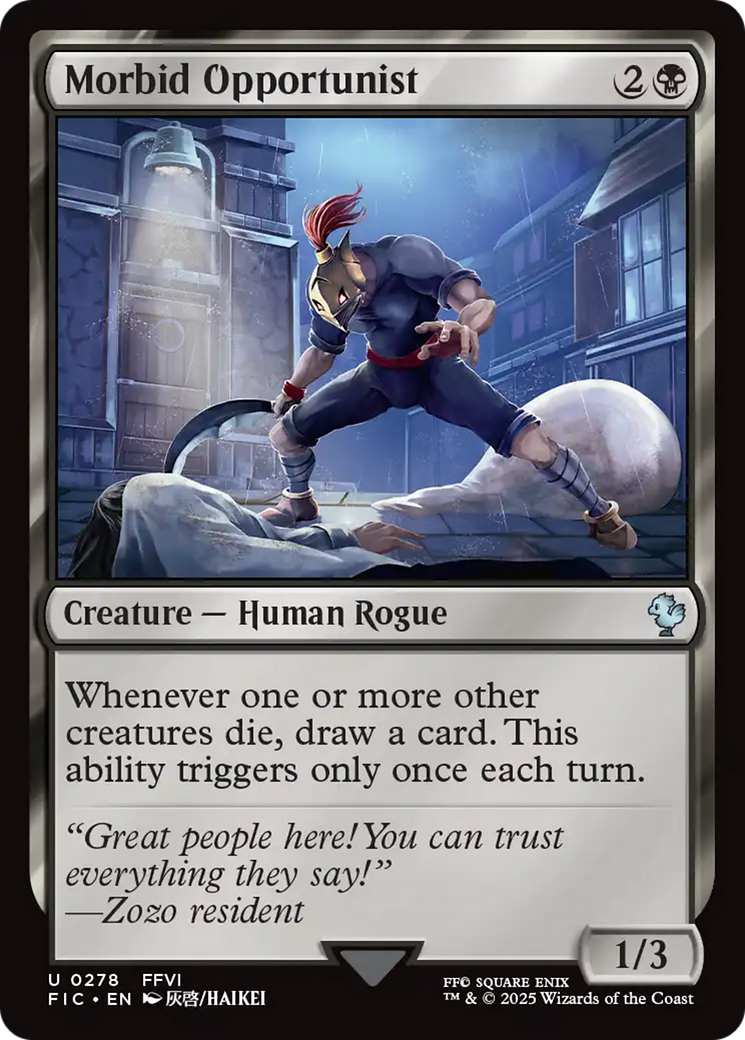 Morbid Opportunist [FINAL FANTASY Commander] | Boutique FDB TCG