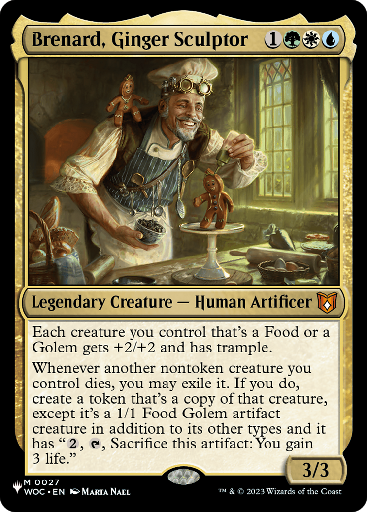 Brenard, Ginger Sculptor (WOC) [The List] | Boutique FDB TCG