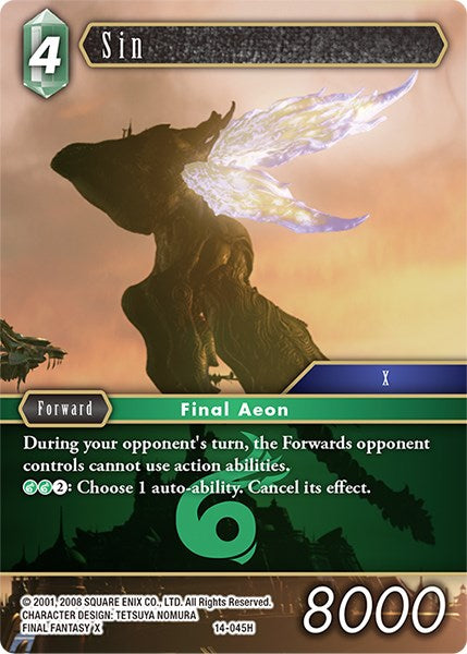 Sin [Opus XIV: Crystal Abyss] | Boutique FDB TCG