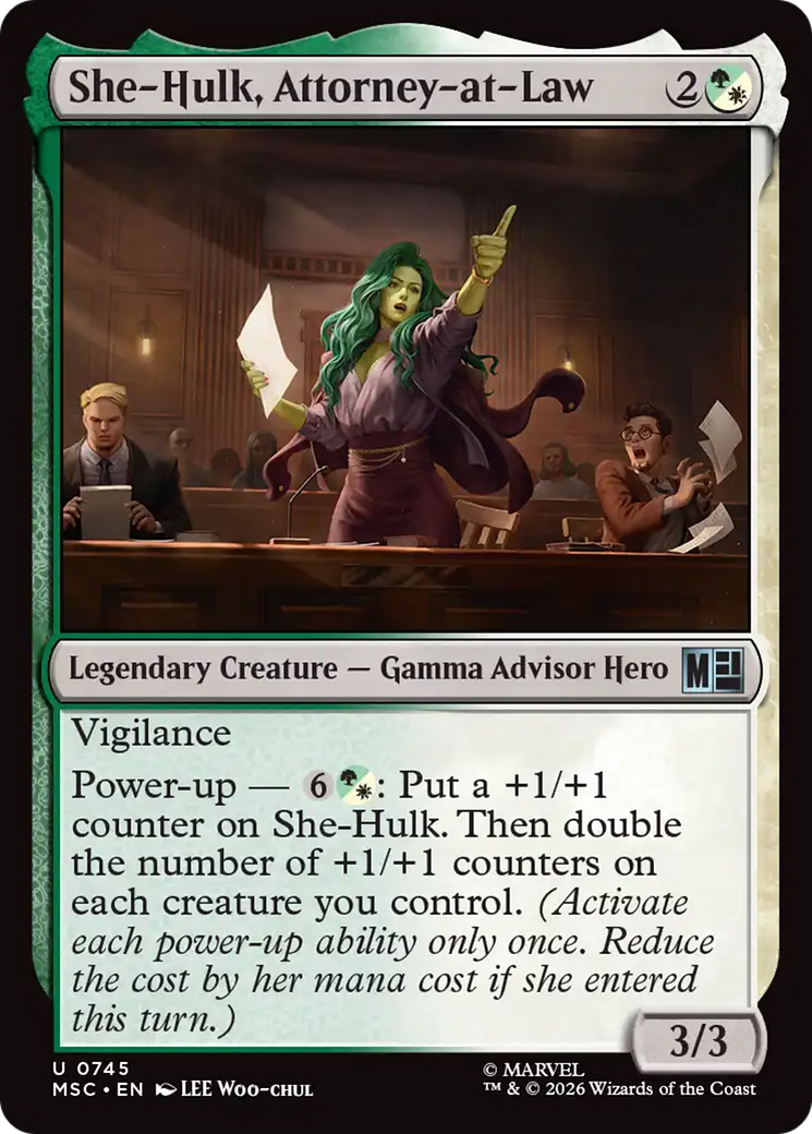 She-Hulk, Wallbreaker (Surge Foil) [Marvel Super Heroes Commander] | Boutique FDB TCG