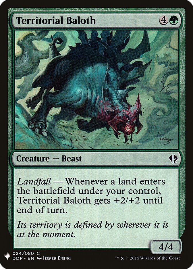 Territorial Baloth [Mystery Booster] | Boutique FDB TCG
