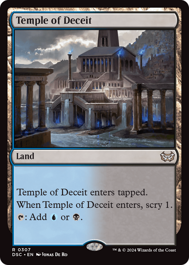 Temple of Deceit [Duskmourn: House of Horror Commander] | Boutique FDB TCG