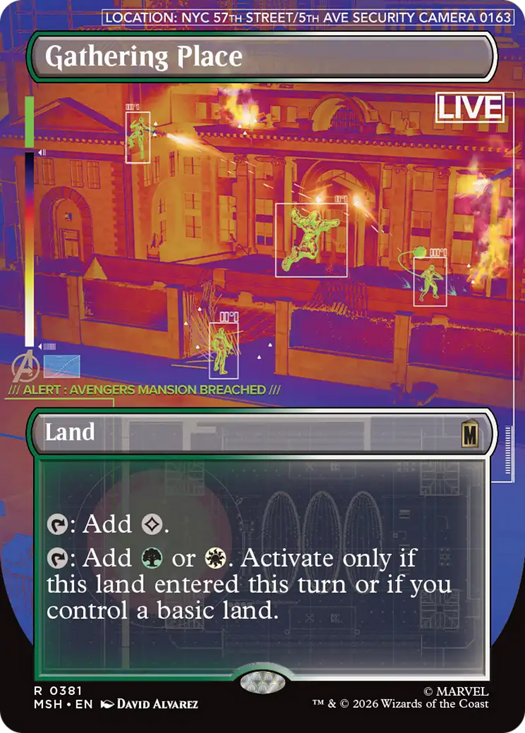 Gathering Place (Borderless) [Marvel Super Heroes] | Boutique FDB TCG