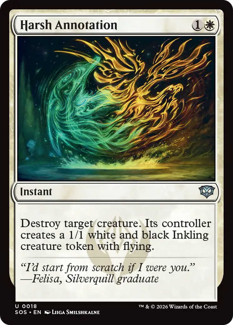 Harsh Annotation [Secrets of Strixhaven] | Boutique FDB TCG