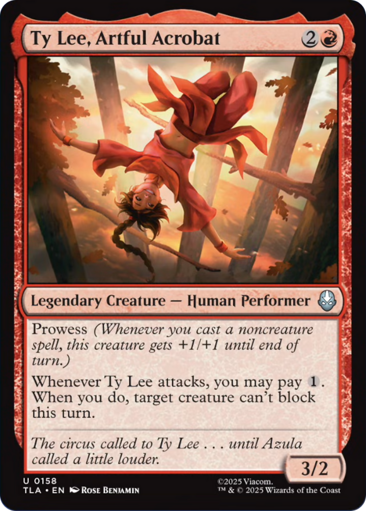 Ty Lee, Artful Acrobat [Avatar: The Last Airbender] | Boutique FDB TCG