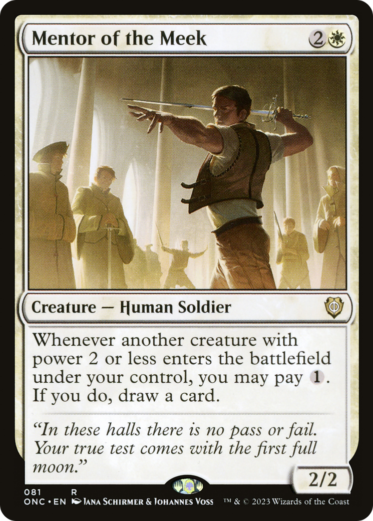 Mentor of the Meek [Phyrexia: All Will Be One Commander] | Boutique FDB TCG