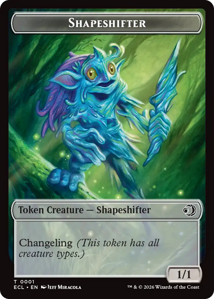 Shapeshifter // Map Double-Sided Token [Lorwyn Eclipsed Tokens] | Boutique FDB TCG