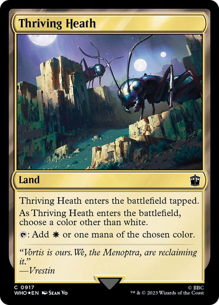 Thriving Heath (Surge Foil) [Doctor Who] | Boutique FDB TCG