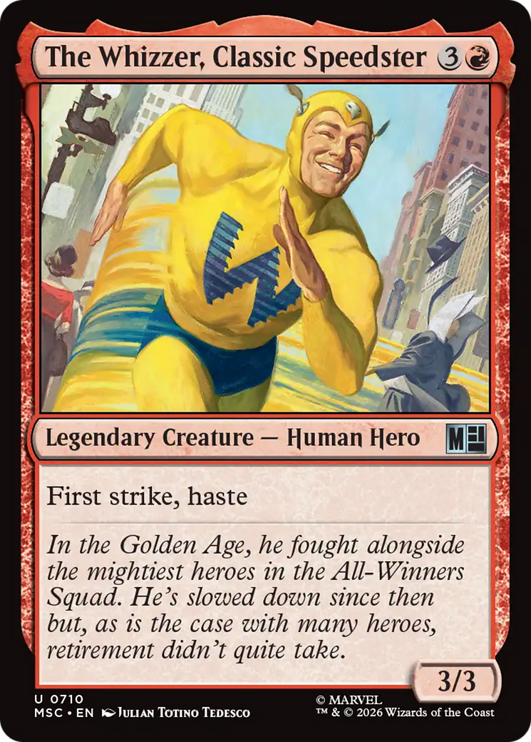 The Whizzer, Classic Speedster [Marvel Super Heroes Commander] | Boutique FDB TCG
