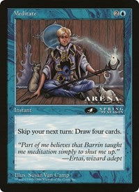 Meditate (4th Place) (Oversized) [Oversize Cards] | Boutique FDB TCG