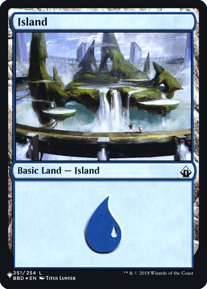 Island (Battlebound) [Secret Lair: Heads I Win, Tails You Lose] | Boutique FDB TCG