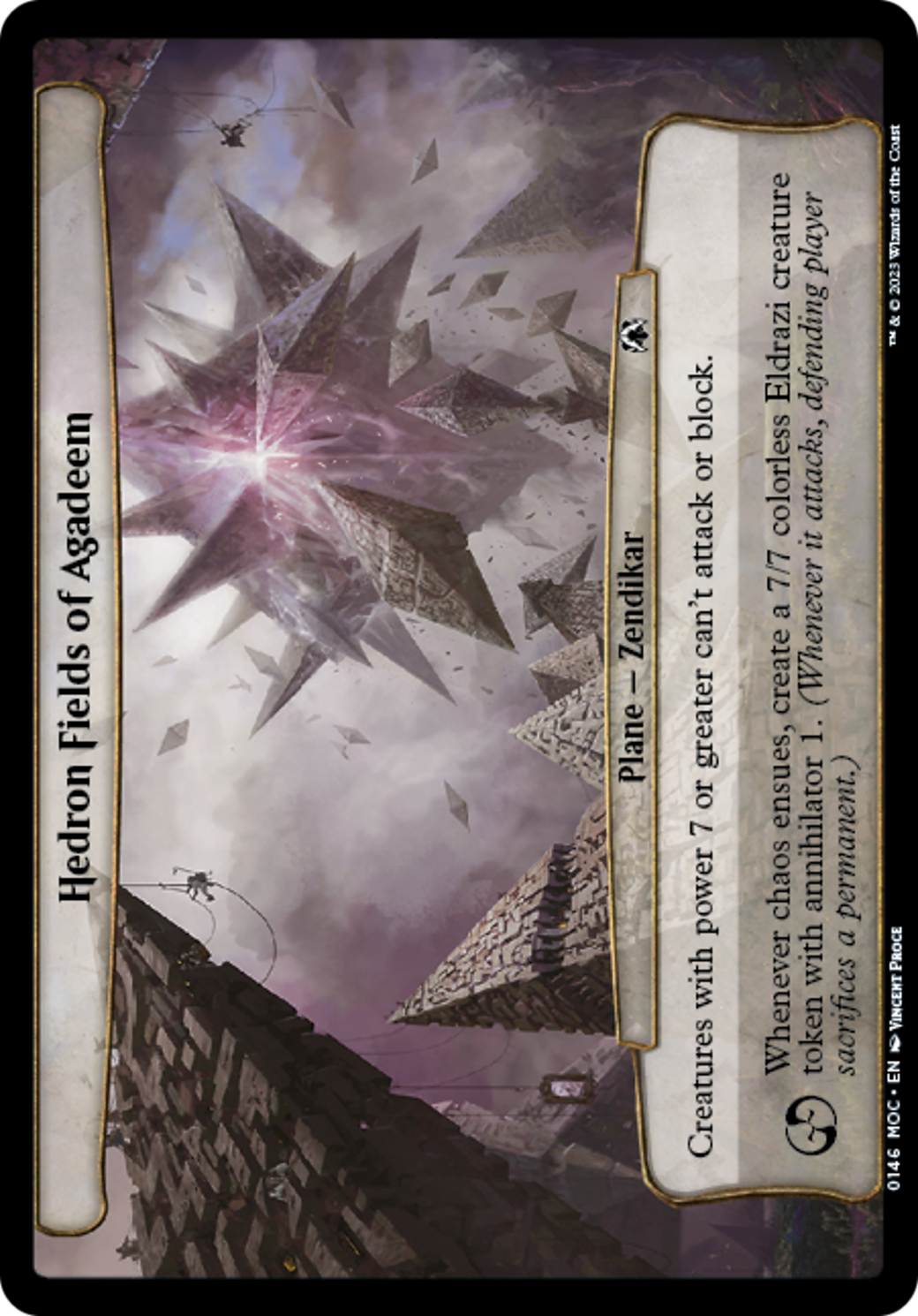 Hedron Fields of Agadeem [March of the Machine Commander] | Boutique FDB TCG