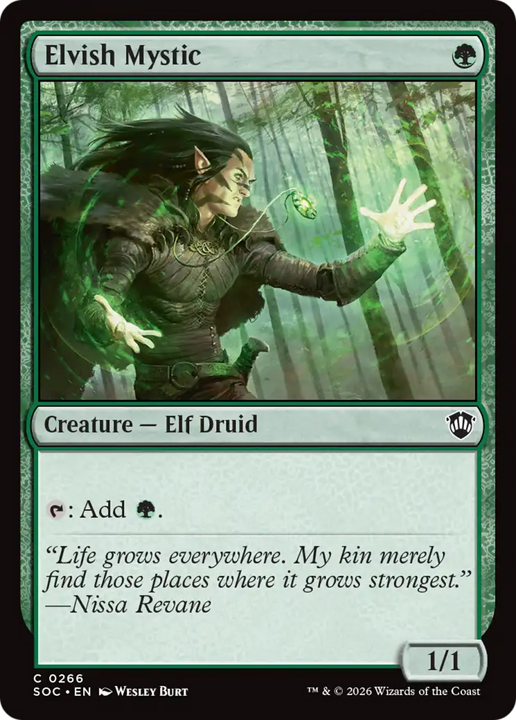 Elvish Mystic [Secrets of Strixhaven Commander] | Boutique FDB TCG