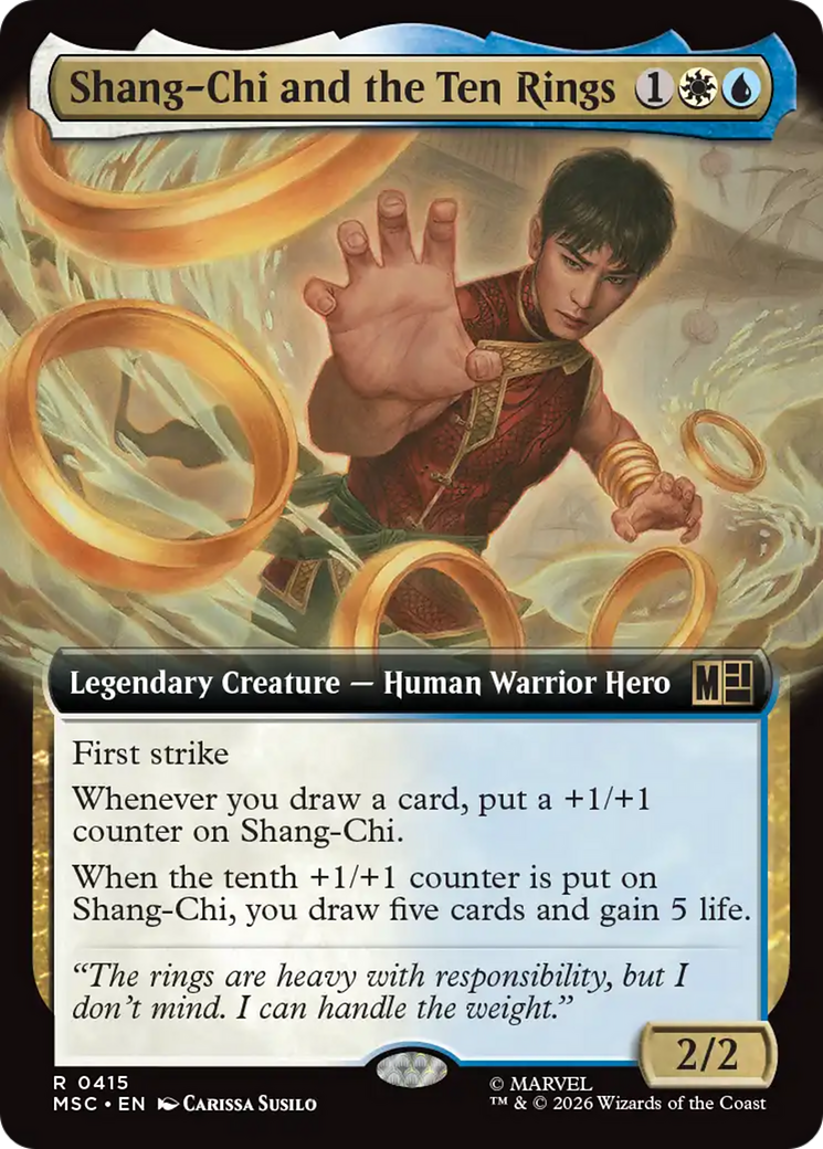 Shang-Chi and the Ten Rings (Extended Art) [Marvel Super Heroes Commander] | Boutique FDB TCG