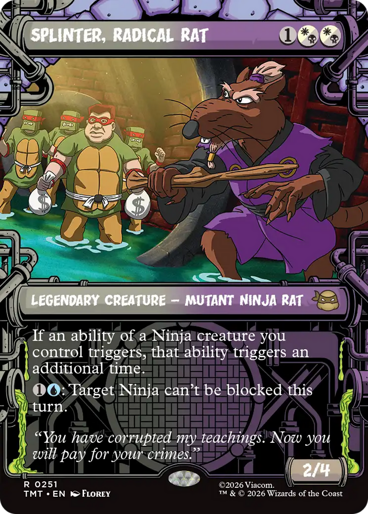 Splinter, Radical Rat (Showcase) [Teenage Mutant Ninja Turtles] | Boutique FDB TCG
